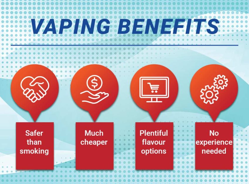 WHAT ARE THE MAIN BENEFITS OF VAPING?